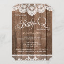 Recherche de bois et dentelle invitations Fille