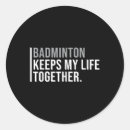 Recherche de citation de badminton autocollants Vintage