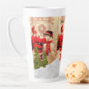 Recherche de père noël nostalgique tasses Vintage