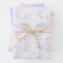 Recherche de licorne girly papier cadeau Moderne