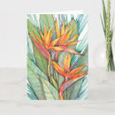 Recherche de oiseau vœux cartes Fleurs tropicales