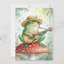 Recherche de grenouille de musique vœux cartes Guitare