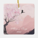 Recherche de grue japonaise ornements Rose