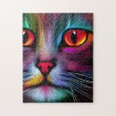Recherche de peinture de chat puzzles Chats