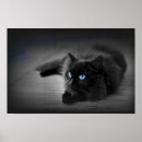 Recherche de de chat noir art Bleu