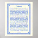 Recherche de desiderata posters Poème