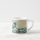 Recherche de la grande vague de kanagawa tasses Katsushika hokusai