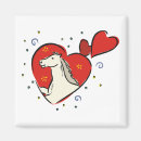 Recherche de dessin de cheval magnets Coeur