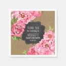 Recherche de toile de jute serviettes Floral