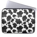 Recherche de vache macbook housses Noir et blanc