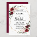 Recherche de burgundy roses invitations Marsala