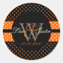 Recherche de à petits pois orange autocollants Noir