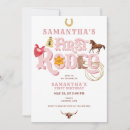Recherche de western 1ans anniversaire invitations Wild west