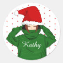 Recherche de pois vert autocollants Fille