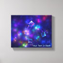 Recherche de cristal impressions sur toile Bleu