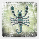 Recherche de signe rouge autocollants Scorpion