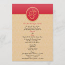 Recherche de style indien invitations Rouge