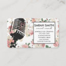 Recherche de chanteur mariage cartes visite Vocaliste