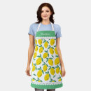 Recherche de citron tabliers Motif au citron