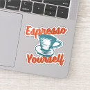 Recherche de expresso autocollants Amoureux du café