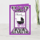 Recherche de copie zèbre vœux cartes Baby shower