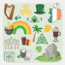 Recherche de shamrock irlandais autocollants Travel