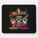 Recherche de crâne mexicain tapis souris Fête
