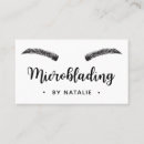Recherche de microblading cartes visite Minimaliste