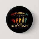 Recherche de langue badges Blanc