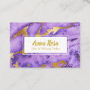 Recherche de mauve foncé cartes visite Coiffeur