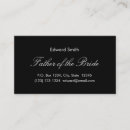 Recherche de père cartes visite Élégant