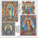 Recherche de vierge marie voiture autocollants Vitrail