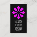 Recherche de art de deco cartes visite Moderne