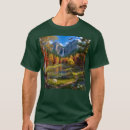 Recherche de montagne de cascade tshirts Nature