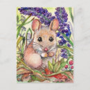Recherche de souris cartes postales Violet