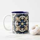 Recherche de blanc jaune tasses Vintage