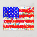Recherche de drapeau grunge cartes postales Amérique