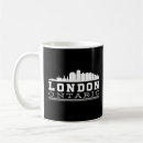 Recherche de silhouette skyline tasses Plan