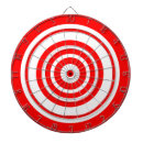 Recherche de cercles rouges jeux de fléchettes Blanc