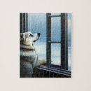 Recherche de chien puzzles Beau