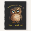 Recherche de hiboux mignons carnets Chouette