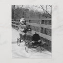 Recherche de petites voitures cartes postales Vintage