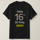 Recherche de numéro 16 tshirts 16e anniversaire