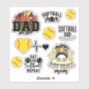 Recherche de softball autocollants Maman