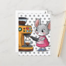 Recherche de souris cartes postales Ai généré