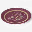 Recherche de burgundy paper assiettes Élégant