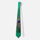Recherche de paon vert cravates Plume de paon