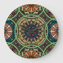 Recherche de mandala coloré horloges Transparent