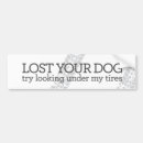 Recherche de suis perdu voiture autocollants Humour