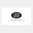 Recherche de promotion rectangles autocollants Votre logo ici